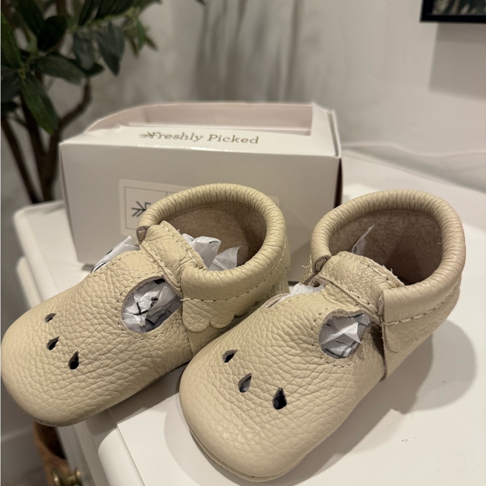 Freshly Picked Tan Moccasins for Kids